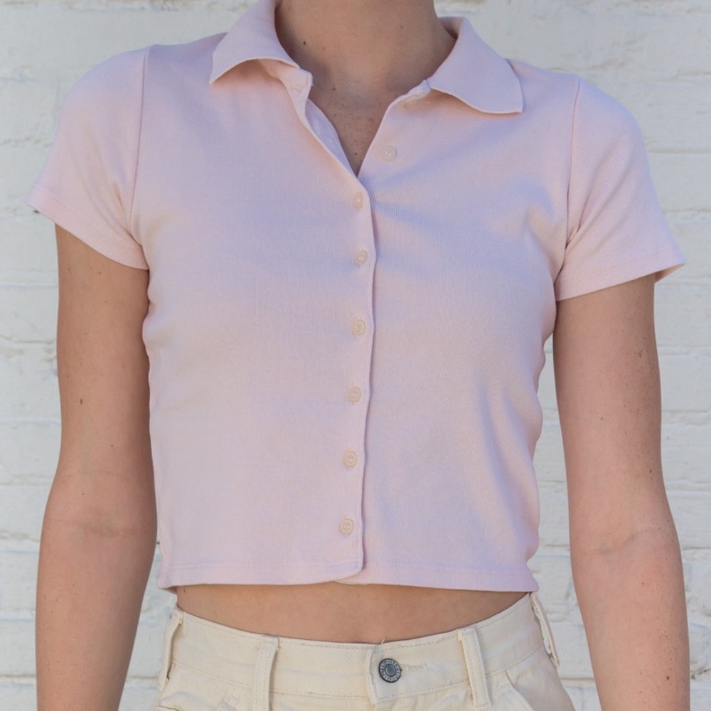 Brandy Melville Pink Caroline Top